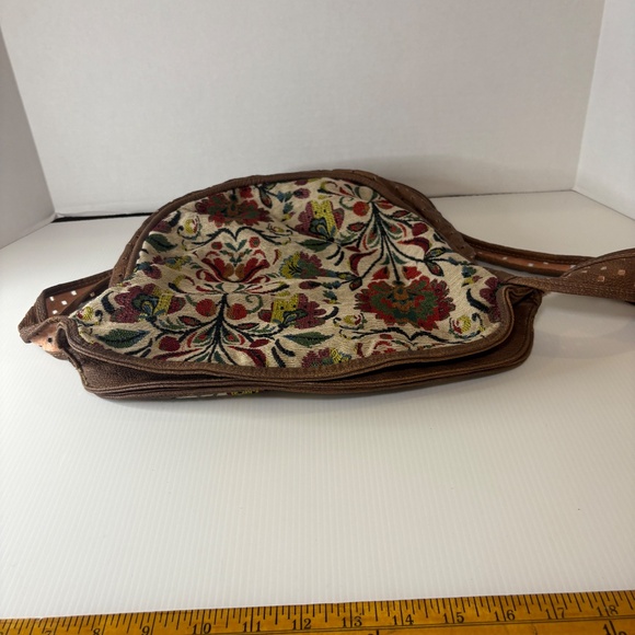 Vintage Joe Boxer Woven Tapestry Floral Pattern Purse Bag Handbag 90s Y2K main image 13